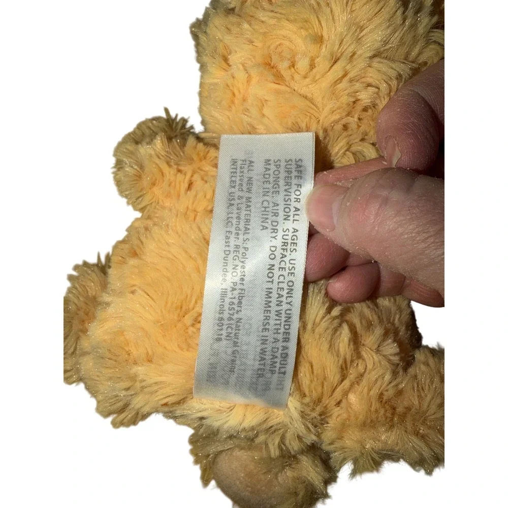 Warmies Golden Lab‎ Puppy Plush Unisex Small Tan Excellent Microwavable Weighted